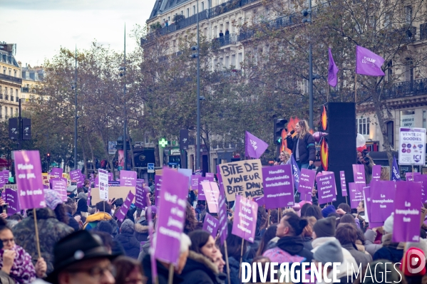 Manifestation contre les violences faites aux femmes