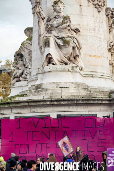 Manifestation contre les violences faites aux femmes