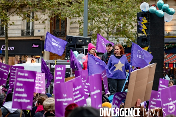 Manifestation contre les violences faites aux femmes