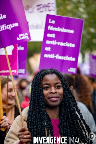 Manifestation contre les violences faites aux femmes