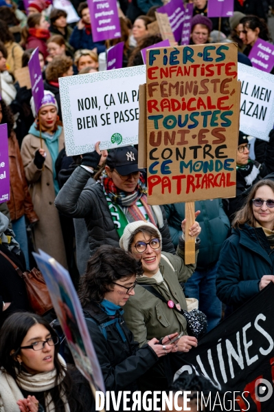 Manifestation contre les violences faites aux femmes