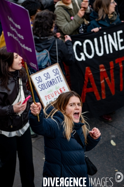 Manifestation contre les violences faites aux femmes