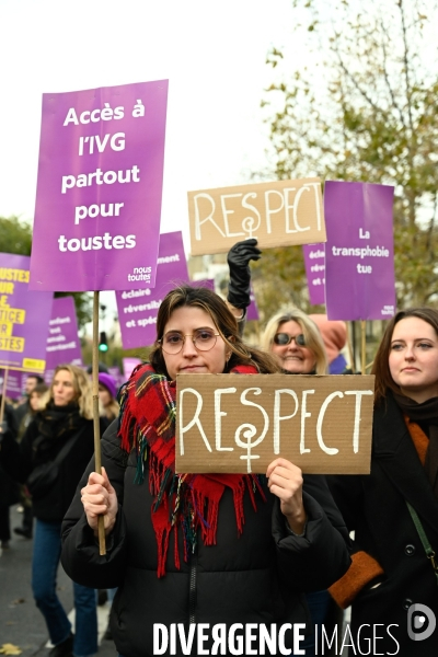 Manifestation Nous Toutes contre les violences faites aux femmes