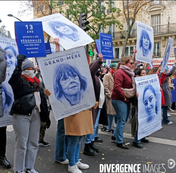 A l appel de Nous Toutes, manifestation contre les violences faites aux femmes