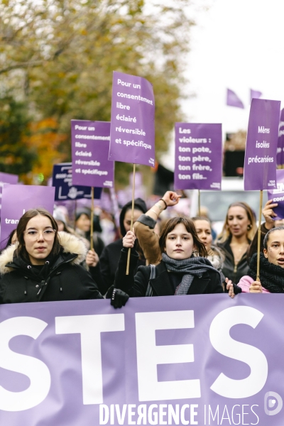 Manifestation contre les violences faites aux femmes