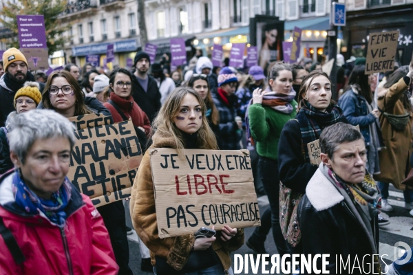 Manifestation contre les violences faites aux femmes