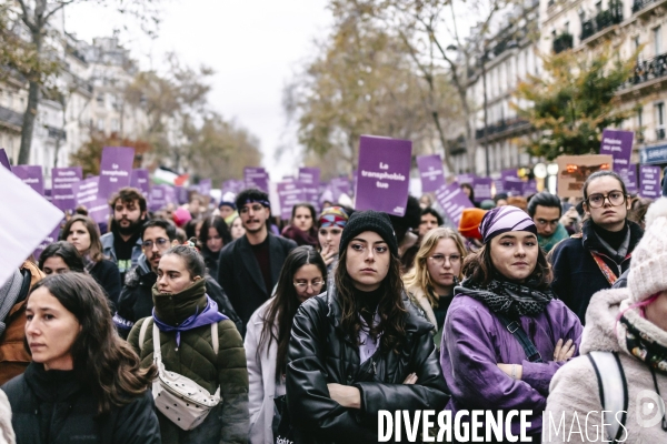 Manifestation contre les violences faites aux femmes