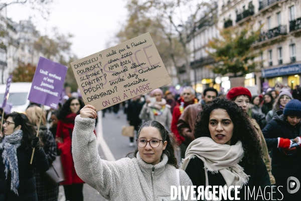 Manifestation contre les violences faites aux femmes