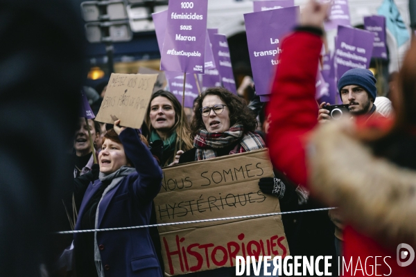 Manifestation contre les violences faites aux femmes