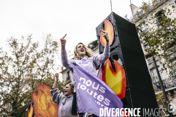 Manifestation contre les violences faites aux femmes