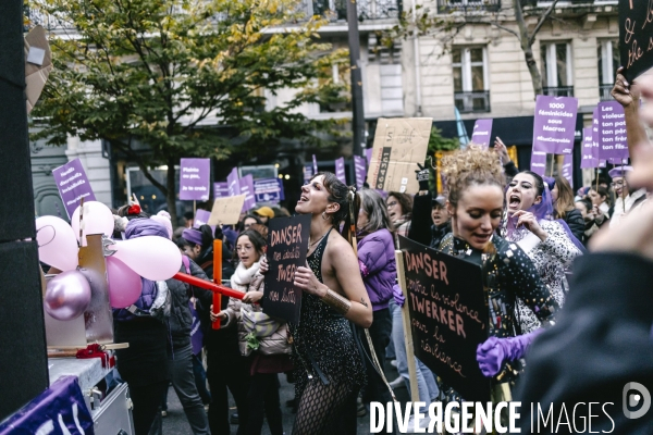 Manifestation contre les violences faites aux femmes