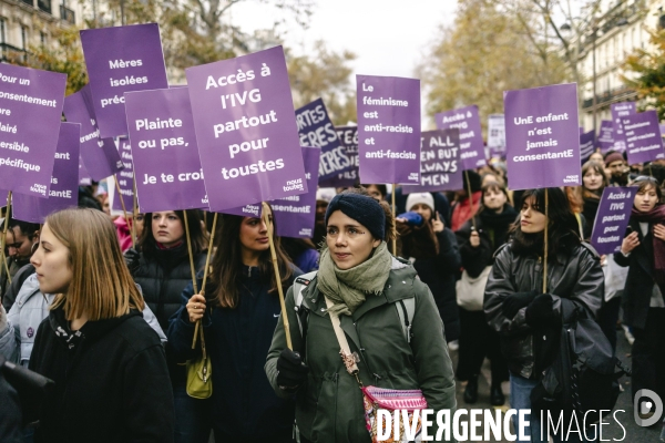 Manifestation contre les violences faites aux femmes