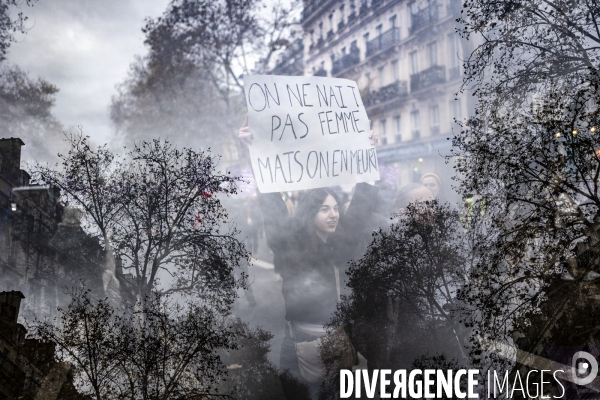 Manifestation contre les violences faites aux femmes