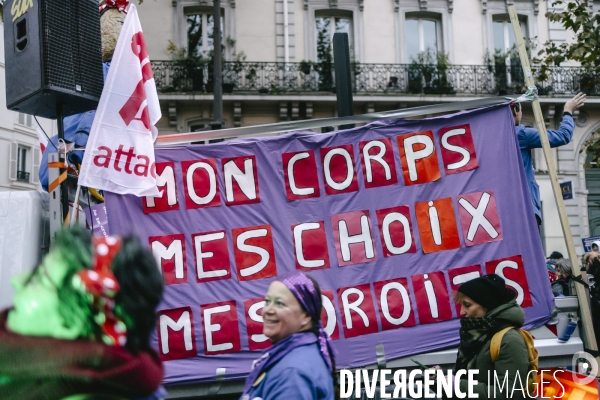 Manifestation contre les violences faites aux femmes