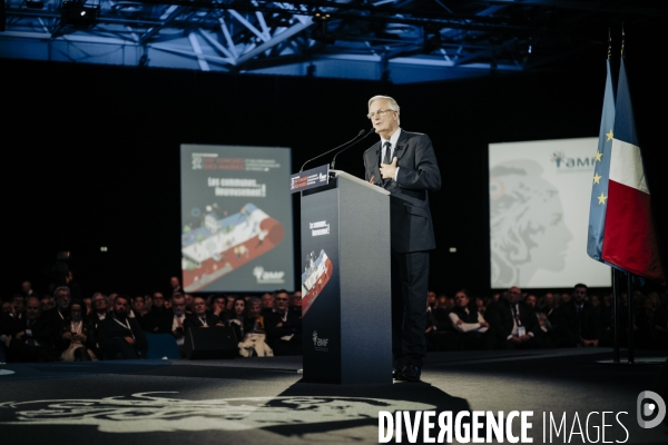 Michel Barnier au congrès des maires