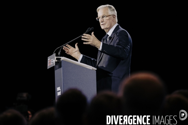 Michel Barnier au congrès des maires