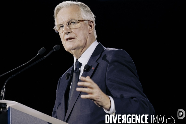 Michel Barnier au congrès des maires