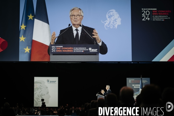Michel Barnier au congrès des maires
