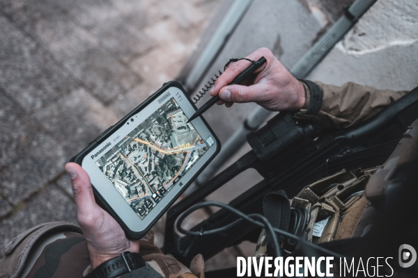 Exercice militaire, formation des controleurs avancés d appui aérien