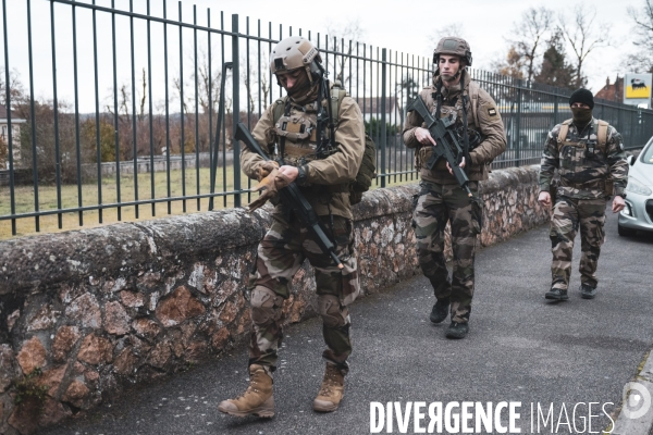 Exercice militaire, formation des controleurs avancés d appui aérien