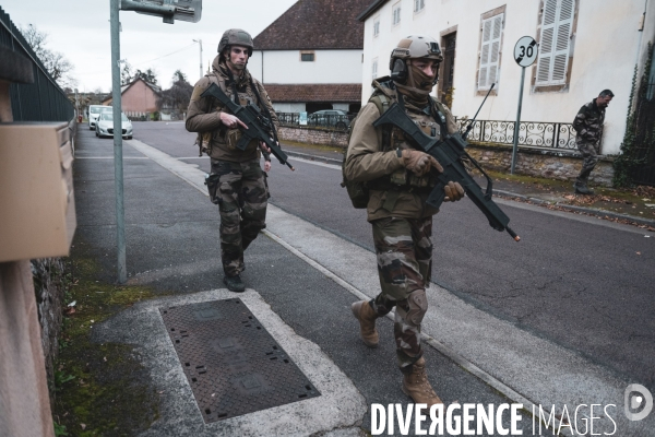 Exercice militaire, formation des controleurs avancés d appui aérien