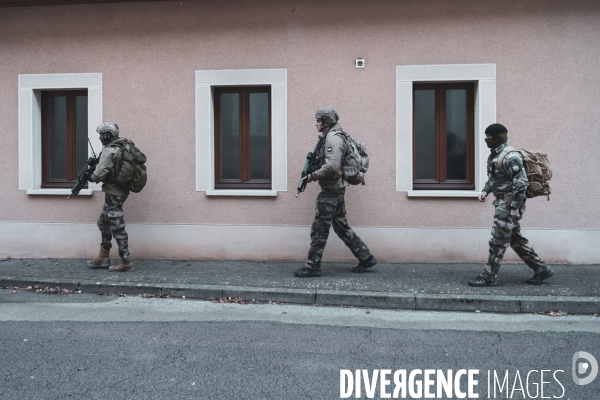 Exercice militaire, formation des controleurs avancés d appui aérien