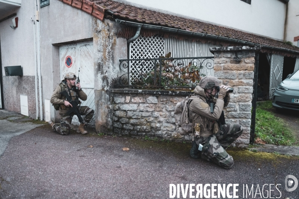 Exercice militaire, formation des controleurs avancés d appui aérien