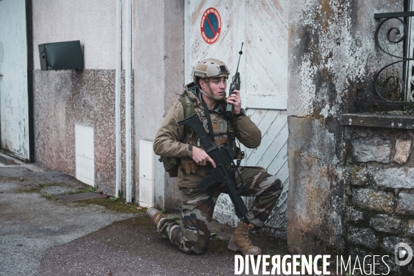 Exercice militaire, formation des controleurs avancés d appui aérien