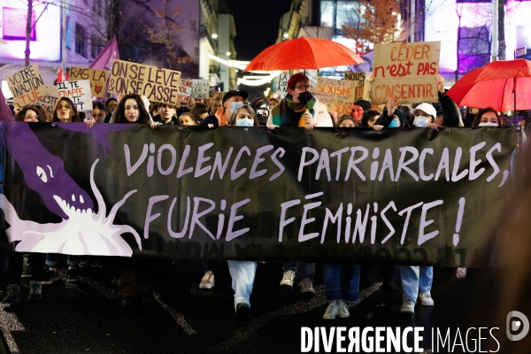Manifestation contre les violences faites aux femmes