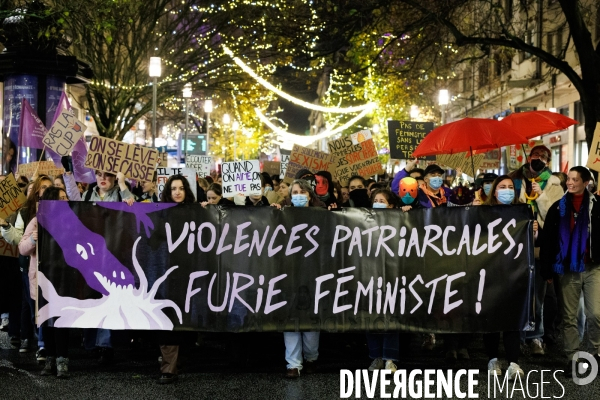 Manifestation contre les violences faites aux femmes