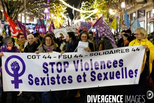 Manifestation contre les violences faites aux femmes