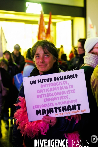 Manifestation contre les violences faites aux femmes