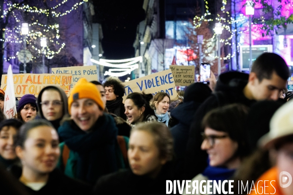 Manifestation contre les violences faites aux femmes