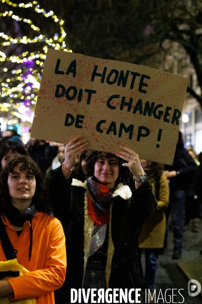 Manifestation contre les violences faites aux femmes