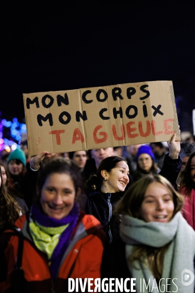 Manifestation contre les violences faites aux femmes