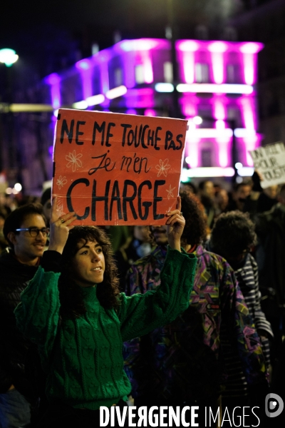 Manifestation contre les violences faites aux femmes