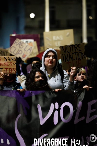 Manifestation contre les violences faites aux femmes