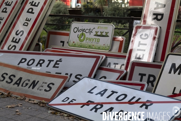 Manifestation FNSEA Perpignan