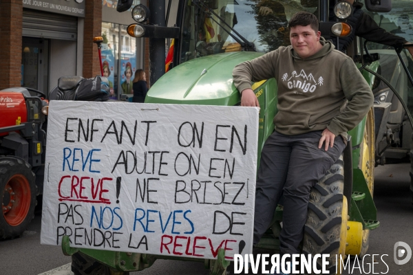 Manifestation FNSEA Perpignan
