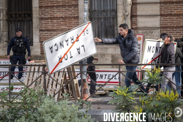 Manifestation FNSEA Perpignan