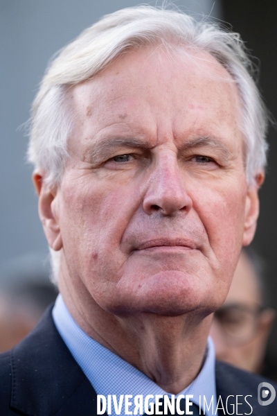 Michel Barnier et Bruno Retailleau au 130e congrès national des pompiers.