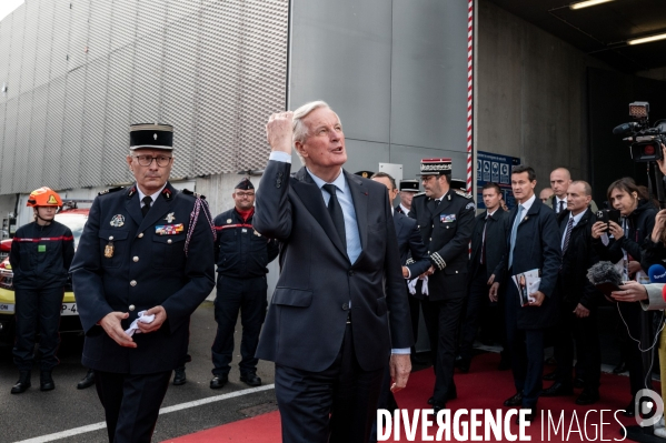 Michel Barnier et Bruno Retailleau au 130e congrès national des pompiers.