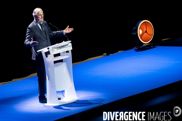 Michel Barnier et Bruno Retailleau au 130e congrès national des pompiers.