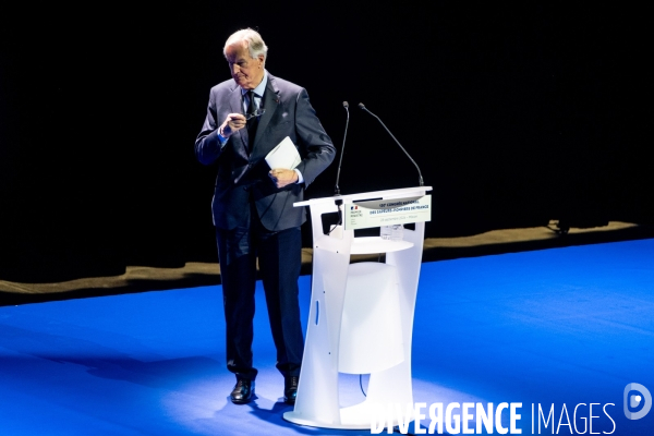 Michel Barnier et Bruno Retailleau au 130e congrès national des pompiers.