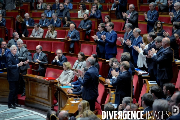 Assemblee Nationale / Michel Barnier déclenche le 49.3 pour faire adopter le budget de la securité sociale