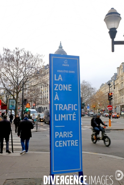 Zone à trafic limité. Paris centre