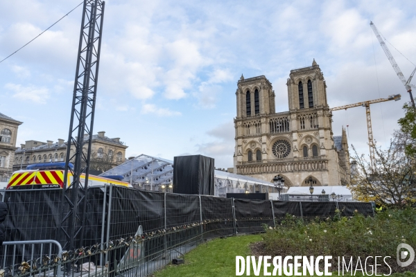 Prépartion Réouverture de Notre-Dame de Paris