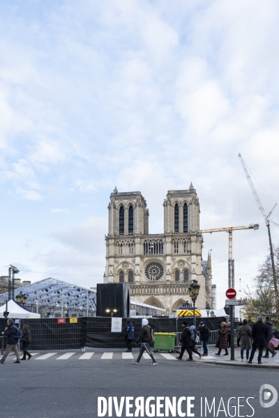 Prépartion Réouverture de Notre-Dame de Paris