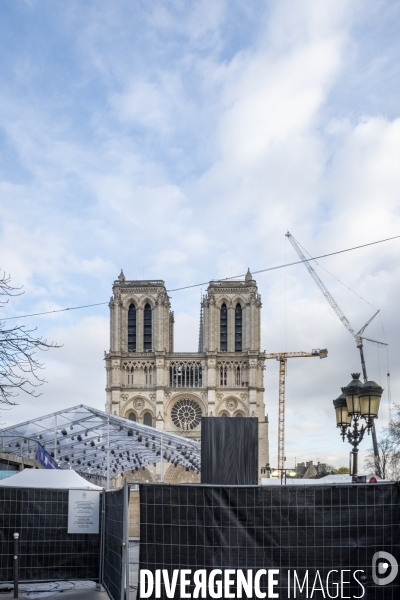 Prépartion Réouverture de Notre-Dame de Paris