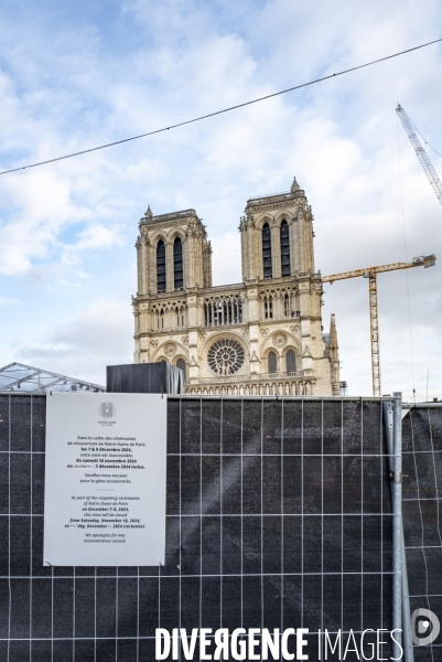 Prépartion Réouverture de Notre-Dame de Paris